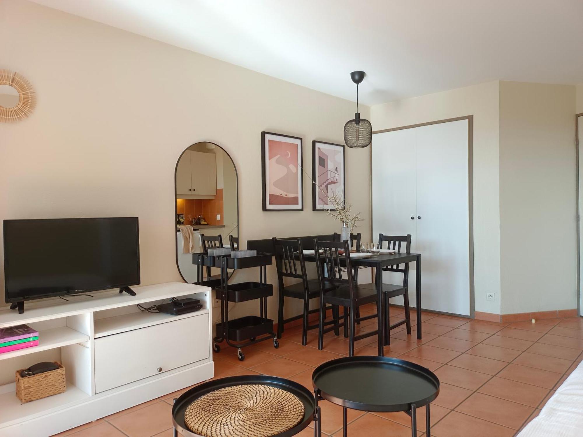 Appartamento T1 Bis Avec Piscine Vue Golf Et Montagnes Arcangues Esterno foto